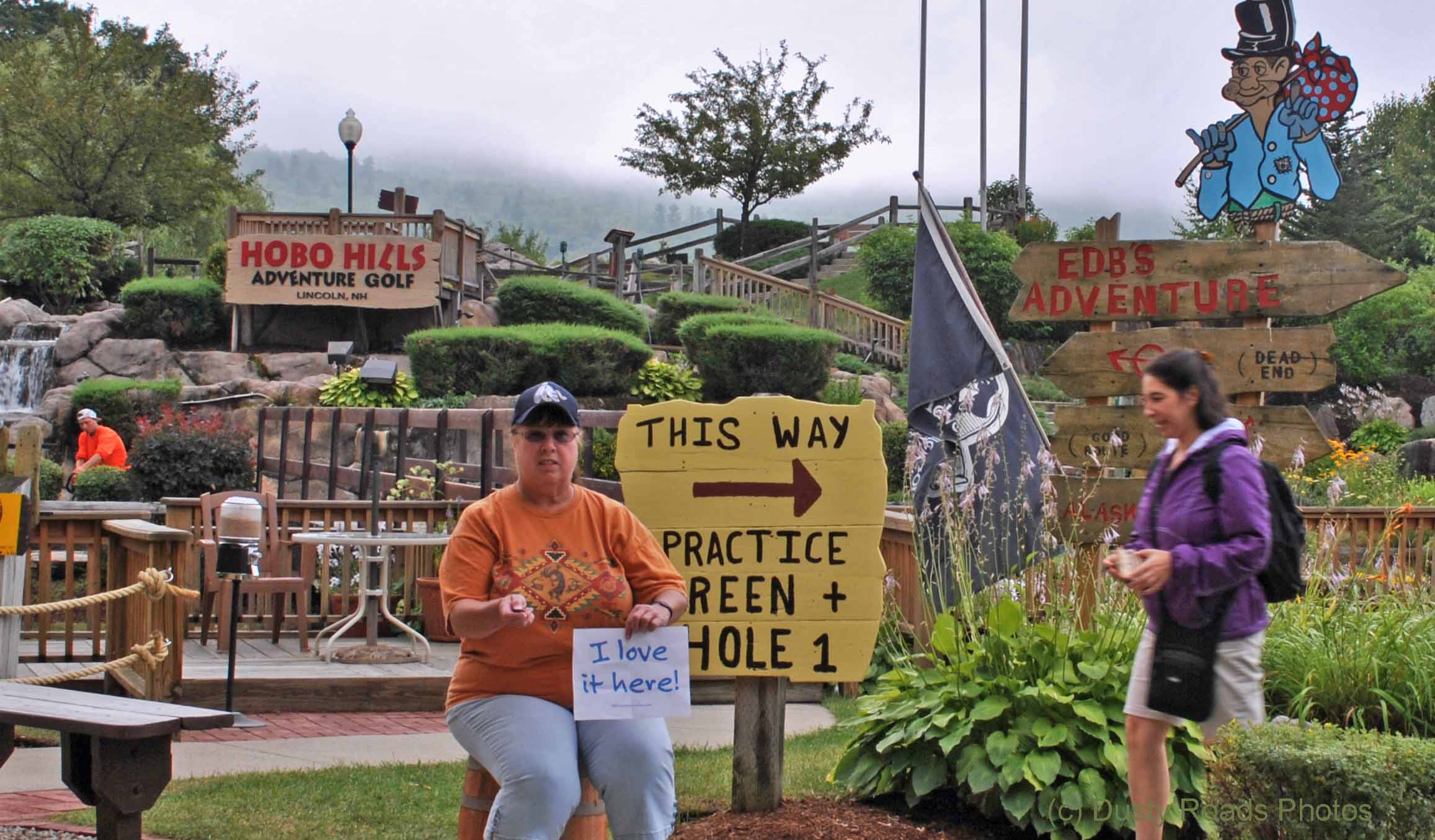 Mini Golf at the Hobo Railroad, Lincoln NH