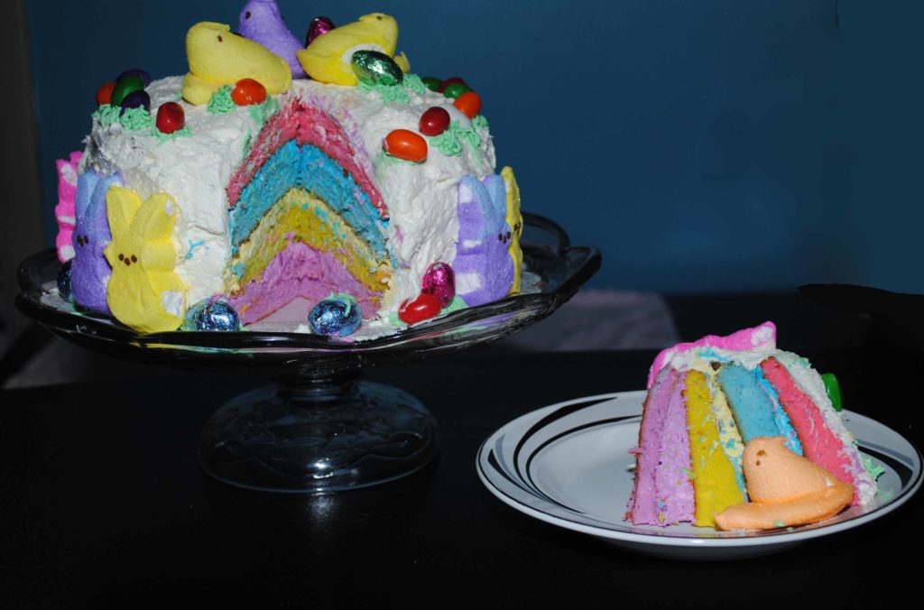 Enjoy a colorful, spring Easter Cake with family and friends