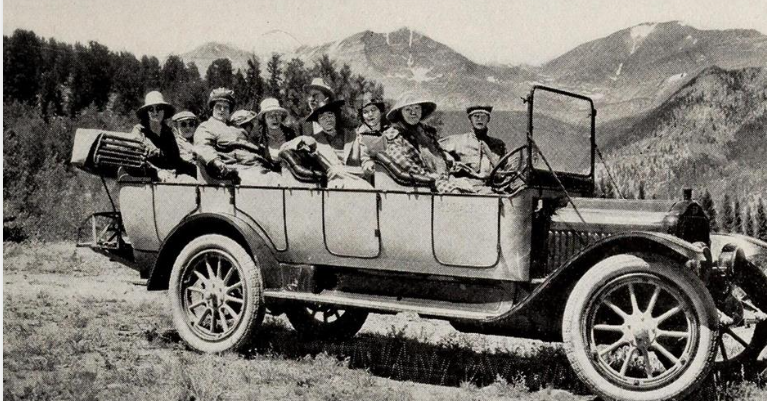 Intrepid travelers in the 1920's braved poor roads and mechanical failures to visit the national parks