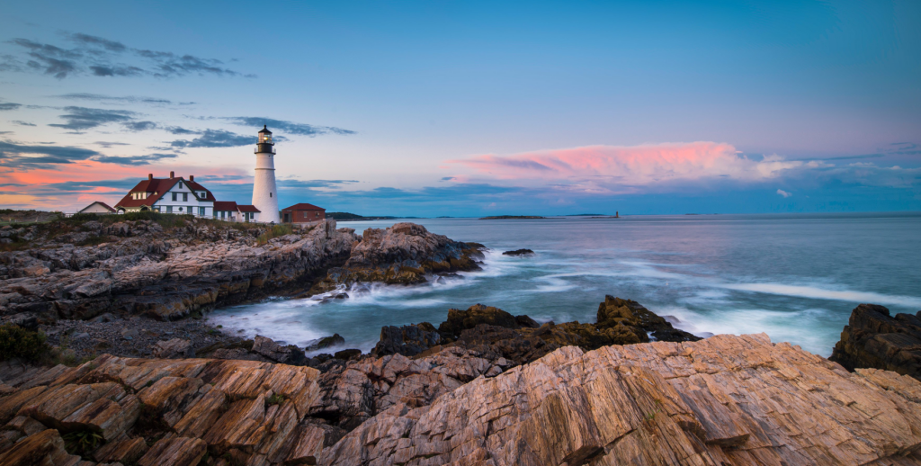 Portland Head Light an Iconic symbol of the rugges Maine Coastline