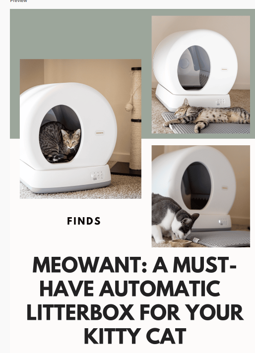 A must have litter box for your cat. Makes cleanup a breeze