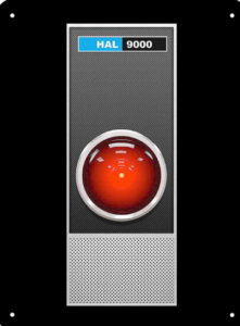 Futuristic computer HAL 9000