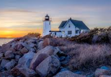 A stay at the historic Wings Neck Lighthouse is an unforgettable experience ideal for romance and relaxation.