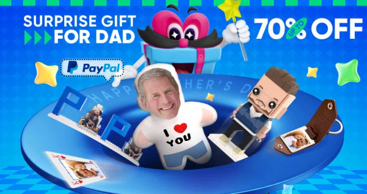 Photo gifts for Dad from giftlab