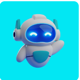 ChatGPT logo on blue background